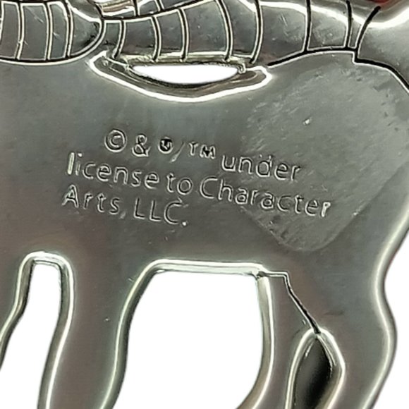 Set of Three Rudolph Reindeer Christmas Ornaments Silver - Picture 3 of 3